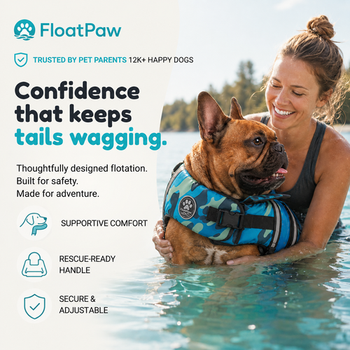 FloatPaw™ - Dog Water Vest - Double Pack