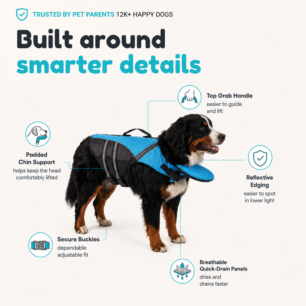 FloatPaw™ - Dog Water Vest - Double Pack